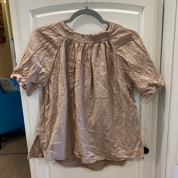 Mirth Vienna Blouse desert sand top size medium - Picture 1 of 4